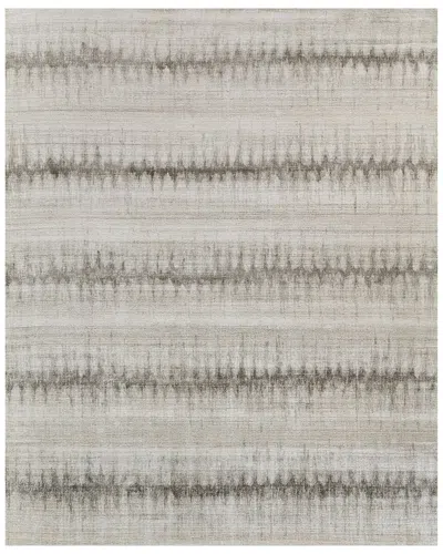 Exquisite Rugs Chroma Hand-loomed New Zealand Wool & Bamboo Silk Charcoalarea Rug