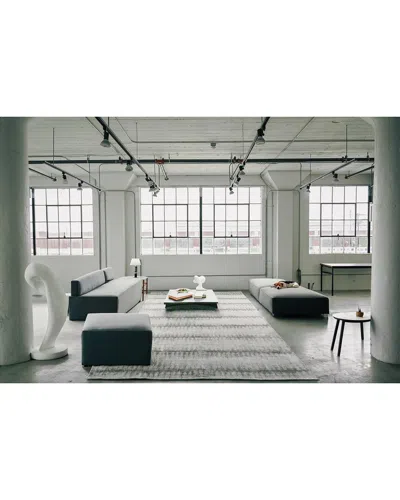 Exquisite Rugs Chroma Hand-loomed New Zealand Wool & Bamboo Silk Charcoalarea  Rug
