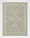 Exquisite Rugs Claremont Hand-tufted Oushak Rug In Light Brown/ivory
