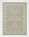 Exquisite Rugs Claremont Hand-tufted Oushak Rug In Light Brown/ivory