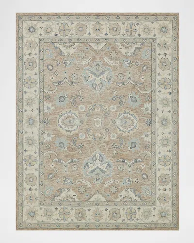 Exquisite Rugs Claremont Hand-tufted Oushak Rug In Brown