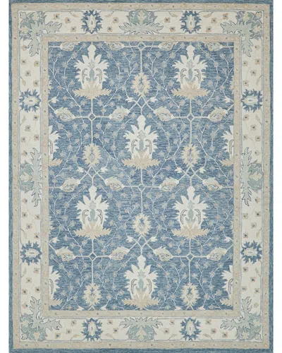 Exquisite Rugs Claremont Hand-tufted Oushak Rug In Blue