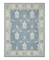 Exquisite Rugs Claremont Oushak 6793 Area Rug, 6' X 9' In Blue/ivory