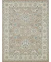 Exquisite Rugs Claremont Oushak 6795 5'x8' Area Rug In Tan,ivory