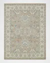 Exquisite Rugs Claremont Hand-tufted Oushak Rug In Light Brown/ivory