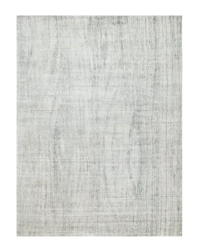 Exquisite Rugs Cloud Hand Loomed Wool/bamboo Silk Area Rug In White