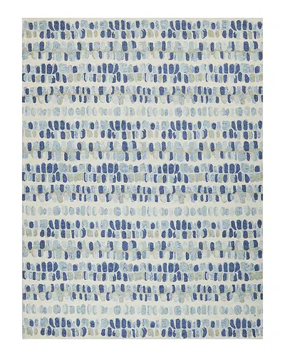 Exquisite Rugs Colorplay 6506 Area Rug, 5' X 8' In Navy/beige