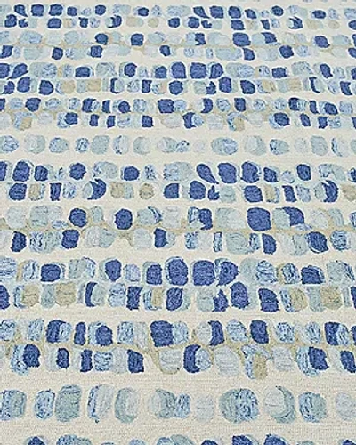 Exquisite Rugs Colorplay 6506 Area Rug, 8' X 10' In Navy/beige