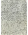 Exquisite Rugs Cosmo 4529 6'x9' Area Rug In Silver