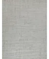 Exquisite Rugs Crescendo 5325 6'x9' Area Rug In Silver