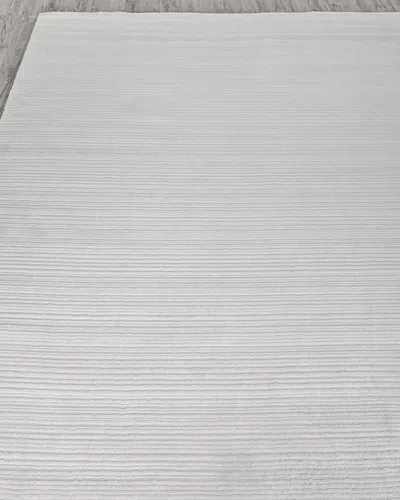 Exquisite Rugs Crockett Hand-loomed Rug, 6' X 9' In Ivory