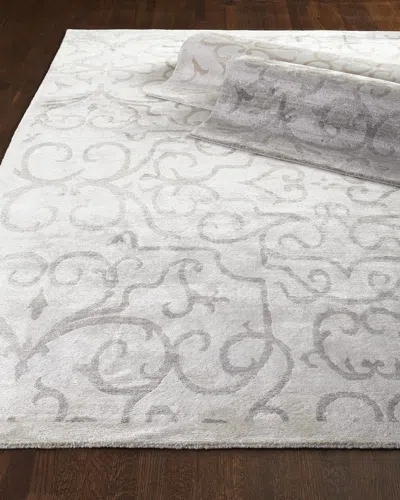 Exquisite Rugs Destiny Oushak Rug, 8' X 10' In Ivory