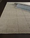 Exquisite Rugs Diona Greek Key Rug, 12' X 15' In Graphite