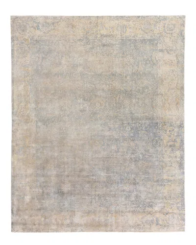 EXQUISITE RUGS DISCONTINUED EXQUISITE RUGS CASSINA HAND-MADE WOOL & BAMBOO SILK CONTEMPORARY RUG