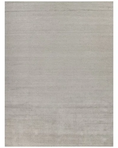 Exquisite Rugs Sanctuary Hand-loomed New Zealand Wool & Bamboo Silk Light Area Rug In Taupe