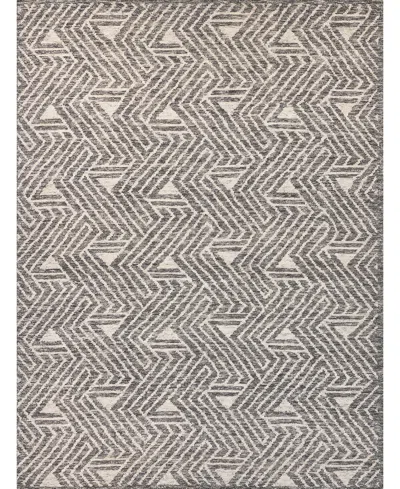 Exquisite Rugs Eaton Er4036 8' X 10' Area Rug In Silver Tone