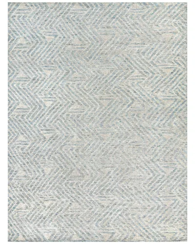 Exquisite Rugs Eaton Hand-knotted New Zealand Wool & Bamboo Silk Ivory Area Rug