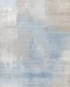 Exquisite Rugs Edgewood Hand-knotted Rug, 9' X 12' In Ivory Blue Rust