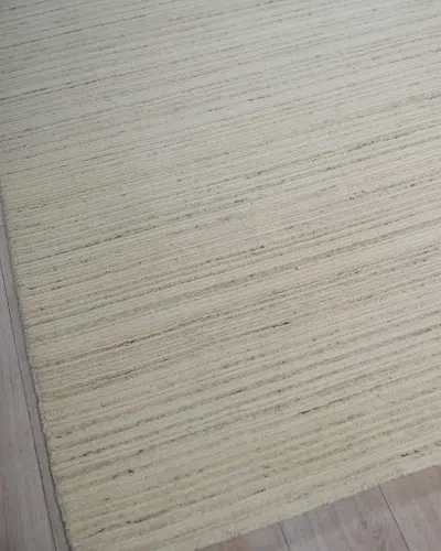 Exquisite Rugs Elko Hand-loomed Silver Rug In Gray
