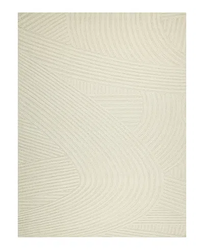Exquisite Rugs Entro 7182 Area Rug, 6' X 9' In Cream/ivory