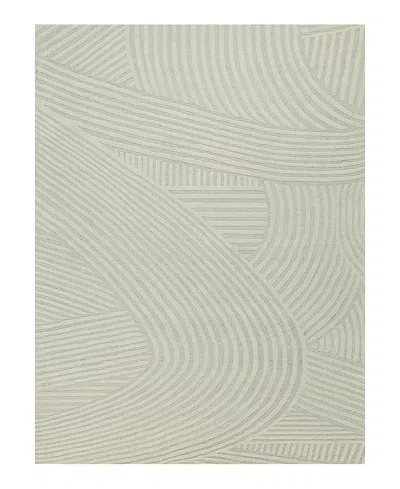 Exquisite Rugs Entro 7184 Area Rug, 8' X 10' In Silver/ivory