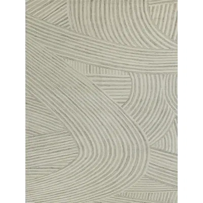 Exquisite Rugs Entro Handmade New Zealand Wool Beige/ivory Area Rug In Beige;ivory