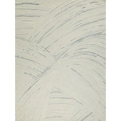 Exquisite Rugs Entro Handmade New Zealand Wool, Silver/ivory Area Rug In Ivory;silver