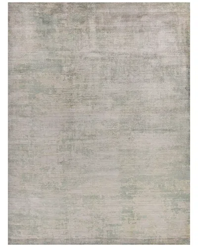 Exquisite Rugs Enzo Hand Loomed Bamboo Silk Area Rug In Multi