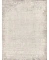 Exquisite Rugs Fine Pure Silk Er4222 Area Rug In Silver Tone