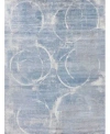 Exquisite Rugs Fine Pure Silk Er4225 Area Rug In Blue