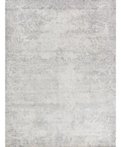 Exquisite Rugs Fine Pure Silk Er4228 Area Rug In Gray