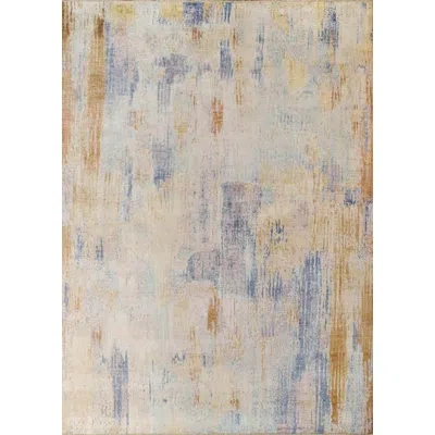 Exquisite Rugs Fine Pure Silk Hand-knotted Silk Beige/gray Area Rug In Brown