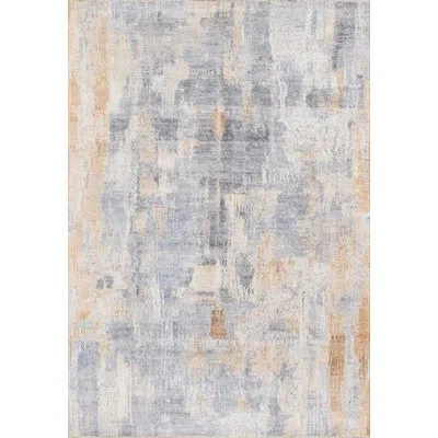 Exquisite Rugs Fine Pure Silk Hand-knotted Silk Beige/gray Area Rug In Multi