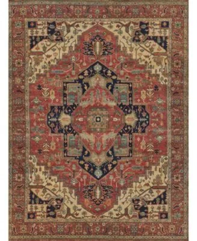 Exquisite Rugs Fine Serapi Er9206 Area Rug In Multi