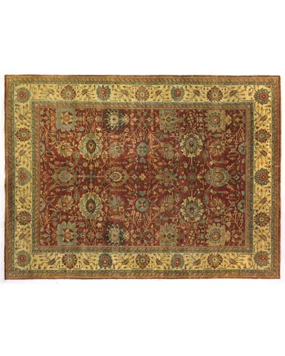 Exquisite Rugs Fine Serapi Hand Knotted New Zealand Wool Area Rug In Brown