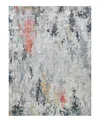 Exquisite Rugs Floor Art 5499 Area Rug, 4' X 6' In Silver/green