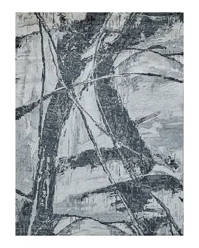 Exquisite Rugs Floor Art 5707 Area Rug, 6' X 9' In Silver