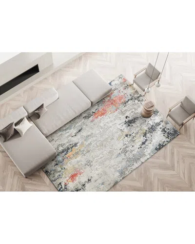 Exquisite Rugs Floor Art Hand-knotted Bamboo Silk Area Rug In Multi