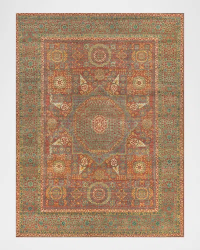 Exquisite Rugs Gable Colors Hand Knotted Rug, 9' X 12' In Multi
