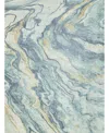 Exquisite Rugs Gianni 6649 8'x10' Area Rug In Blue,gold