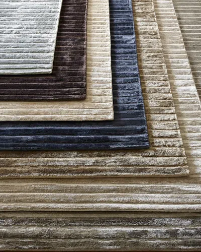 Exquisite Rugs Glistening Ridge Rug, 10' X 14' In Navy