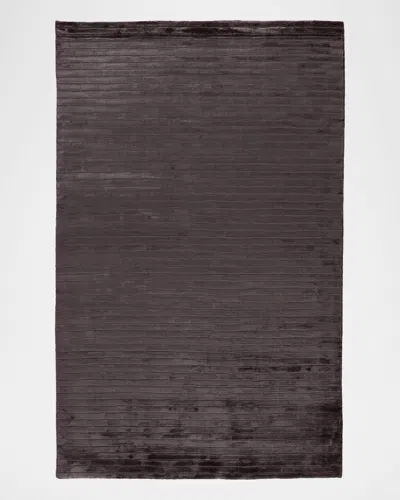 Exquisite Rugs Glistening Ridge Rug, 12' X 15' In Chocolate