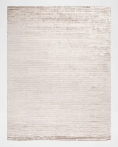 Exquisite Rugs Glistening Ridge Rug, 8' X 10' In Silver