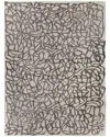 Exquisite Rugs Goudy Hand-loomed New Zealand Wool & Silk-blend Rug In Ivory