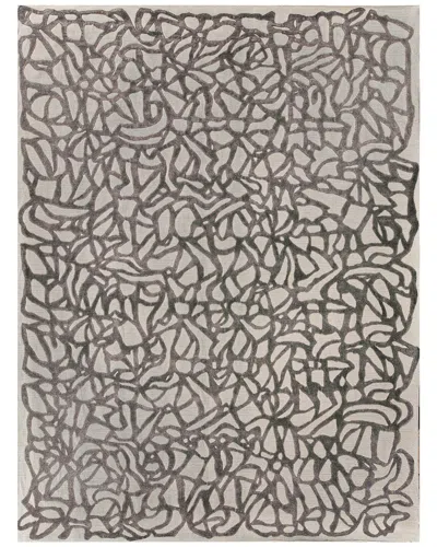 Exquisite Rugs Goudy Hand-loomed New Zealand Wool & Silk-blend Rug