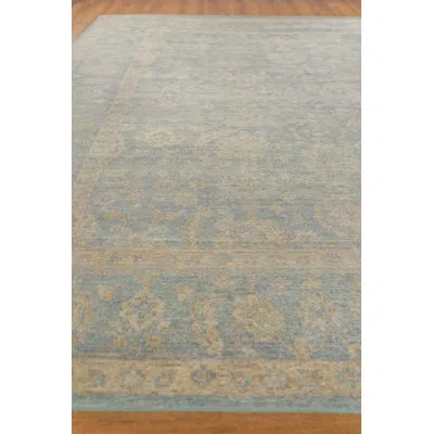 Exquisite Rugs Harper Oriental Hand-knotted Wool Area Rug In Beige