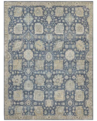 Exquisite Rugs Heirloom Hand-knotted New Zealand Wool Area Rug In Blue