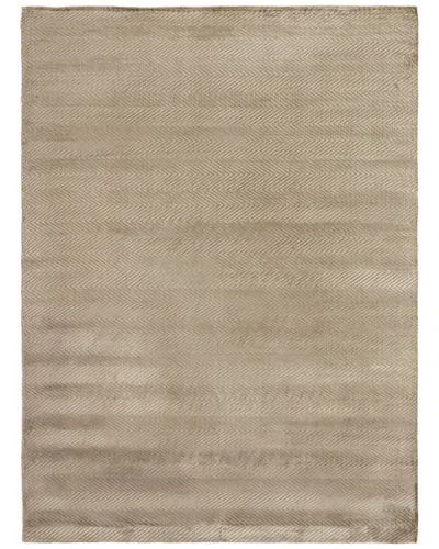 Exquisite Rugs Honeycomb Hand Loomed Area Rug In Brown