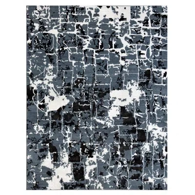Exquisite Rugs Hundley Hand-knotted Wool Denim Area Rug
