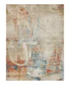 Exquisite Rugs Infinity 7132 Area Rug, 6' X 9' In Ivory/blue